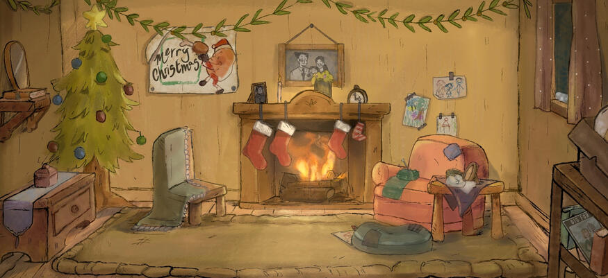 Enviroment Concept for ‘A Winter’s Loss’ Short Film