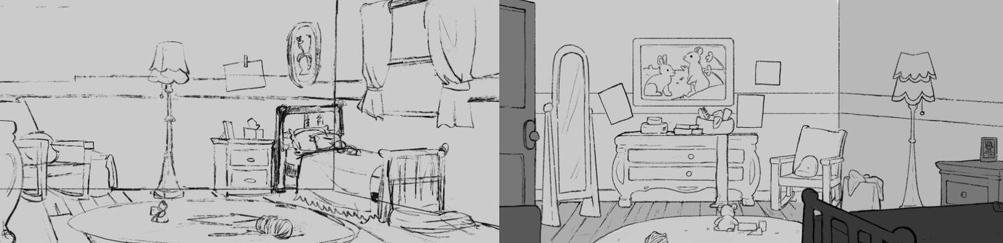 Layout Concept for ‘A Winter’s Loss’ Short Film