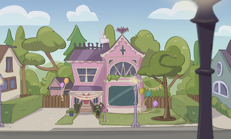 Environment Concept for ‘Piece of Cake’ Short Film Pitch