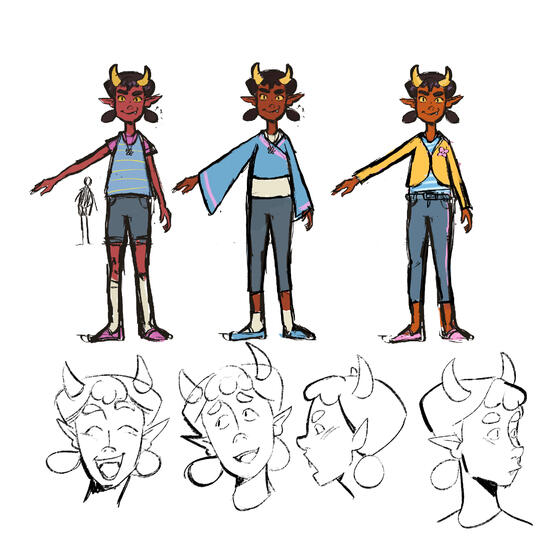 Character Concepts for ‘Piece of Cake’ Short Film Pitch