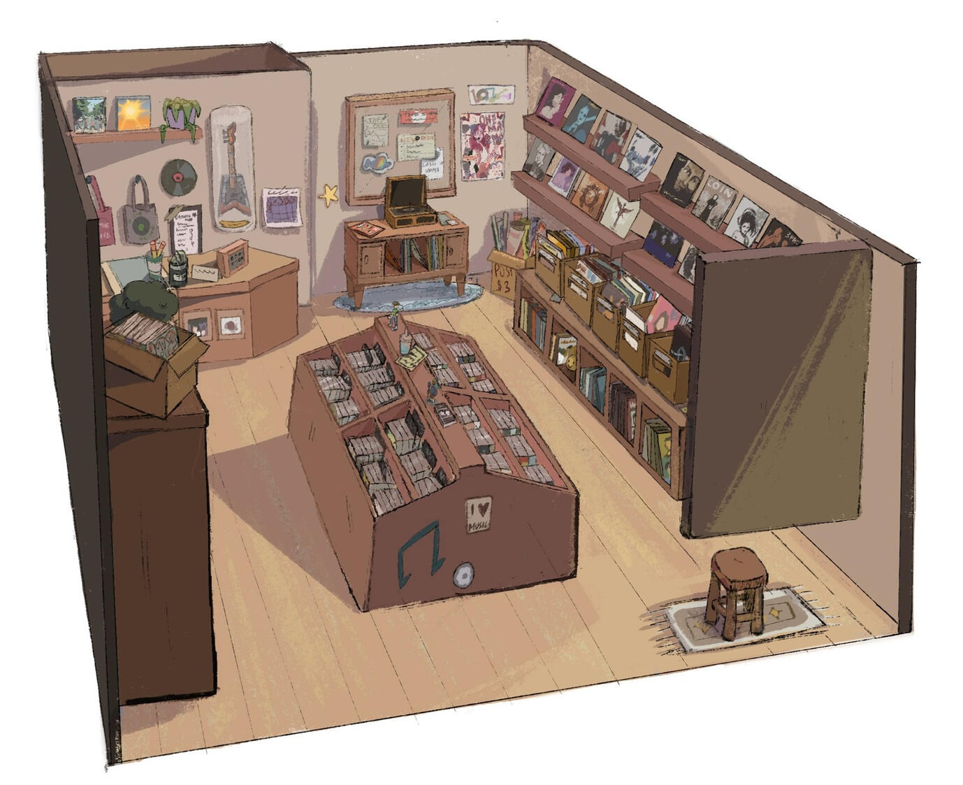 Record Store Layout