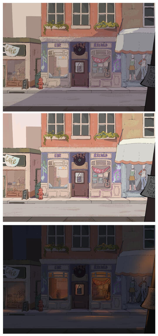 Exterior Shot - Different Times of Day